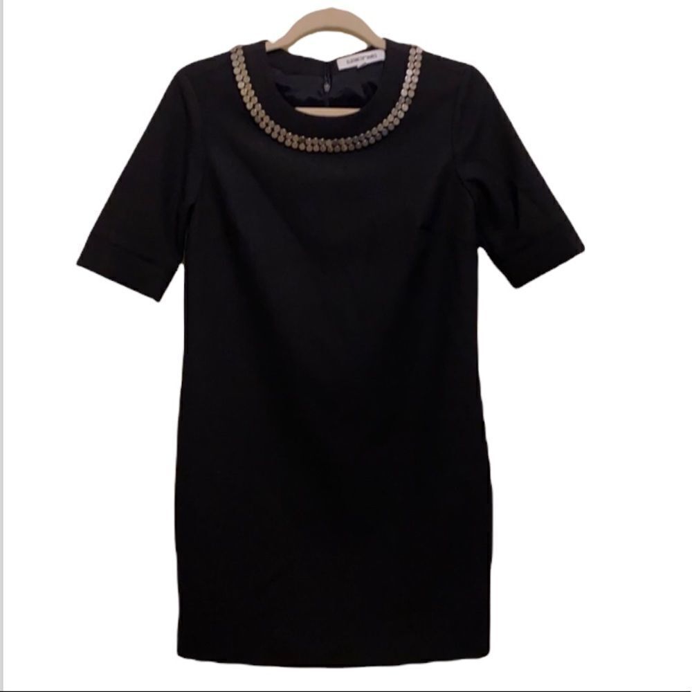 ELIZABETH and James black dress.